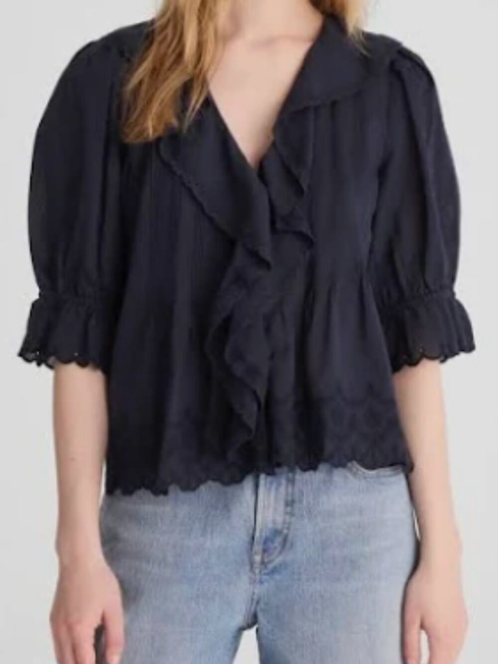 Madewell Women's Blair Top NWT - Classic Navy